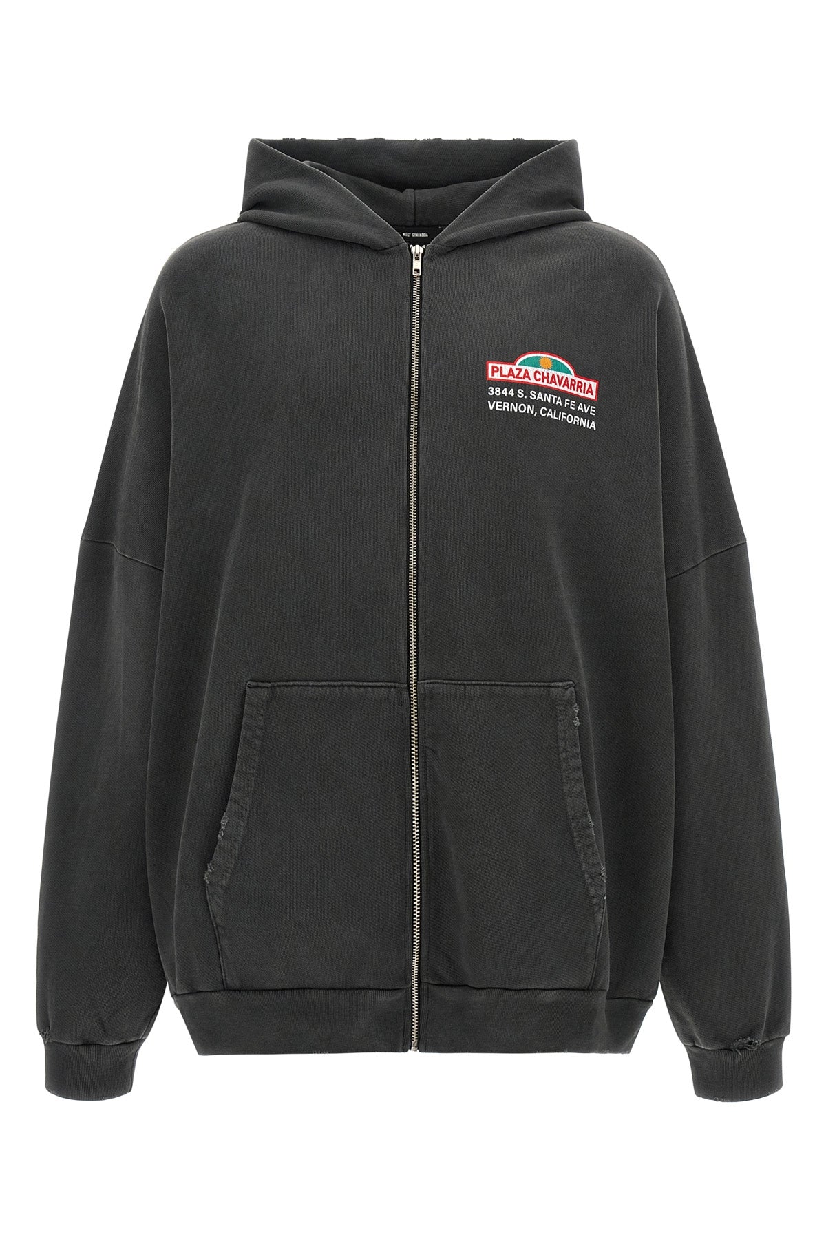 the willy chavarria plaza chavarria hooligan zip hoodie
