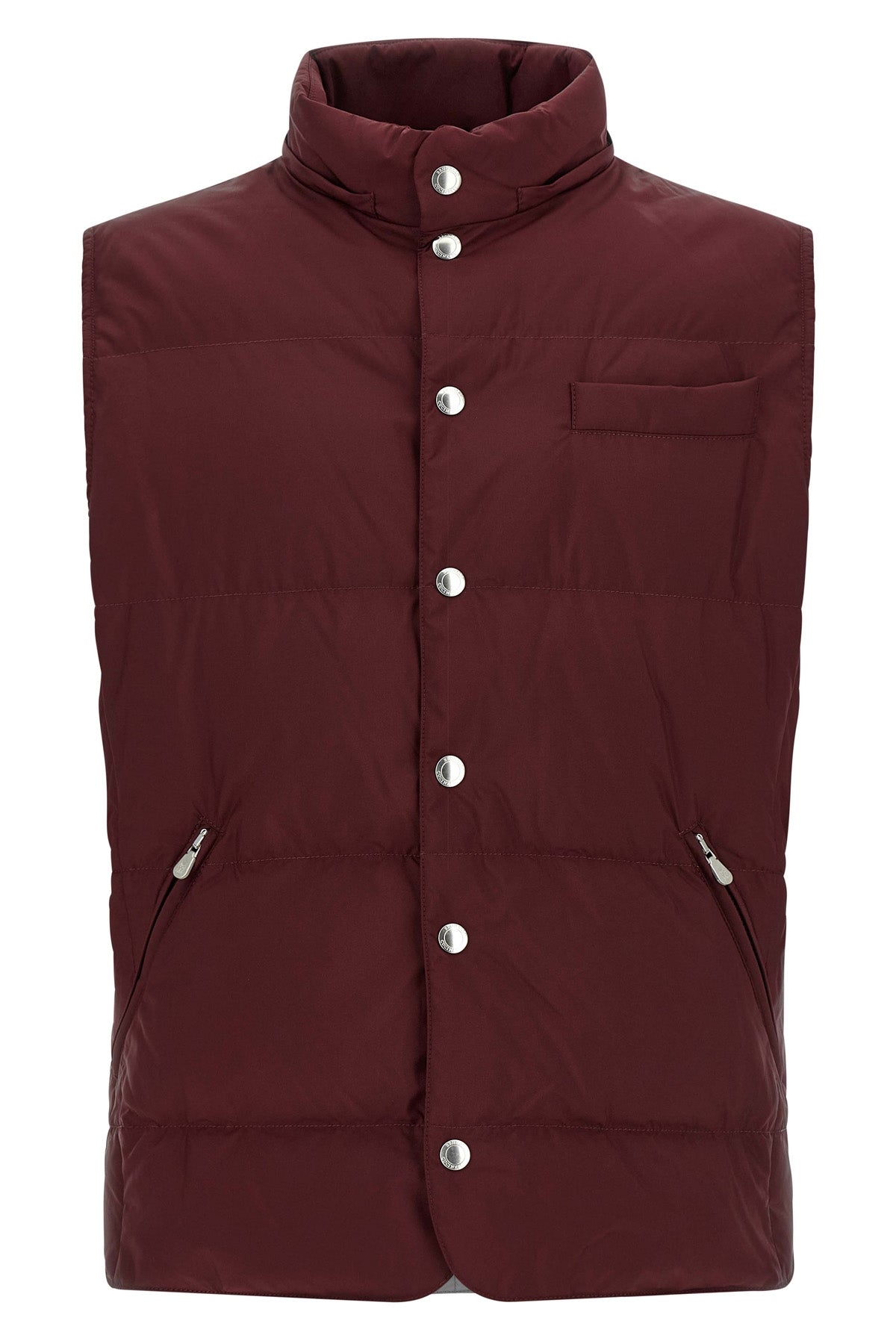the brunello cucinelli goose feather padded vest