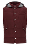 the brunello cucinelli goose feather padded vest