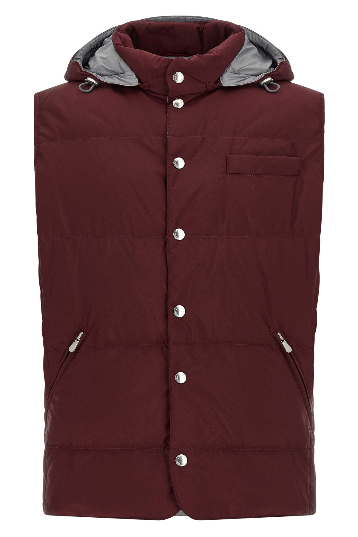 the brunello cucinelli goose feather padded vest