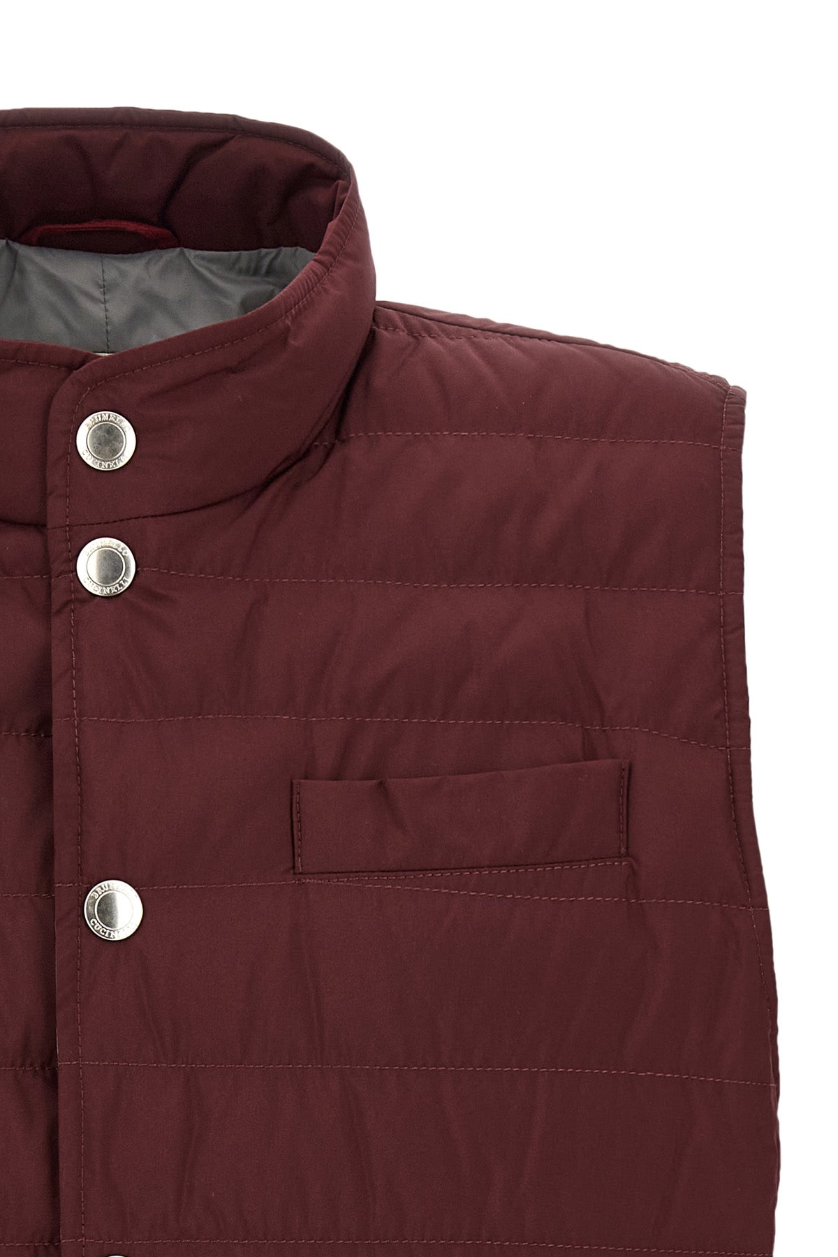 brunello cucinellis feather padded vest