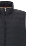 the padded vest in goose down by brunello cucinelli