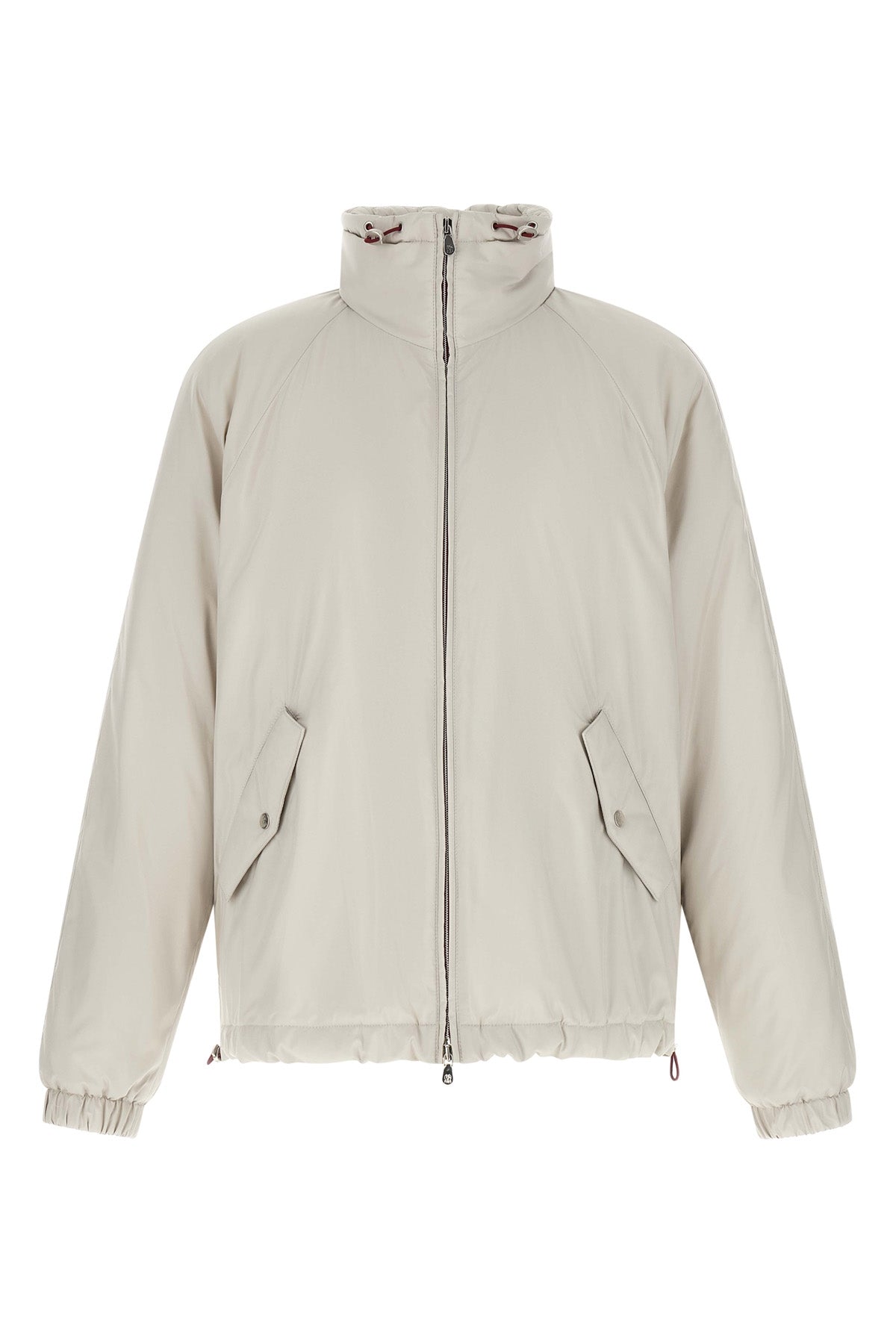 the water-repellent brunello cucinelli jacket defines the wardrobe through a rig