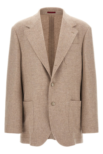brunello cucinellis deconstructed cashmere panama blazer