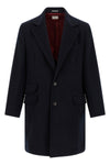 brunello cucinelli coat in light virgin wool cloth