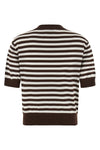 be motivated striped cotton and cashmere blend sweater