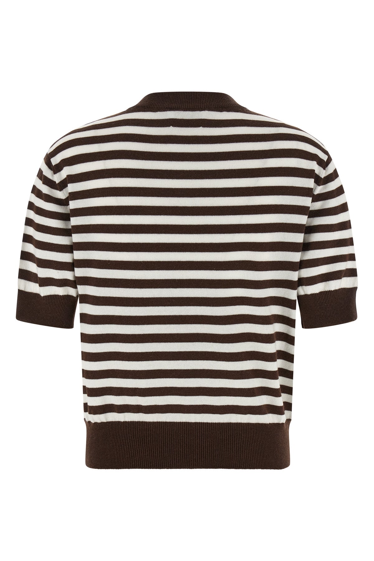 be motivated striped cotton and cashmere blend sweater