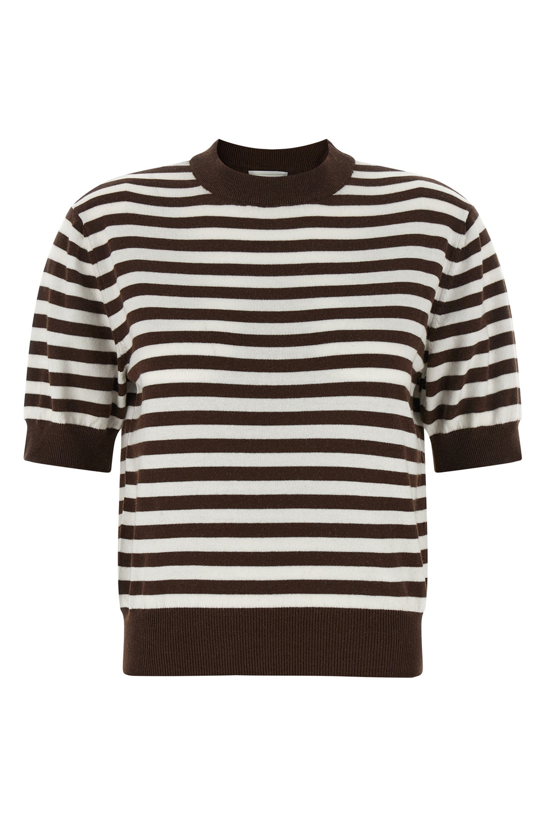 BE YOU M be motivated striped cotton and cashmere blend sweater