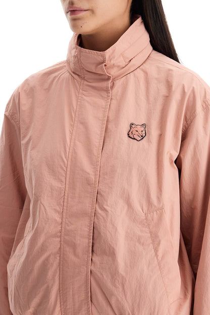 bold fox head windbreaker jacket