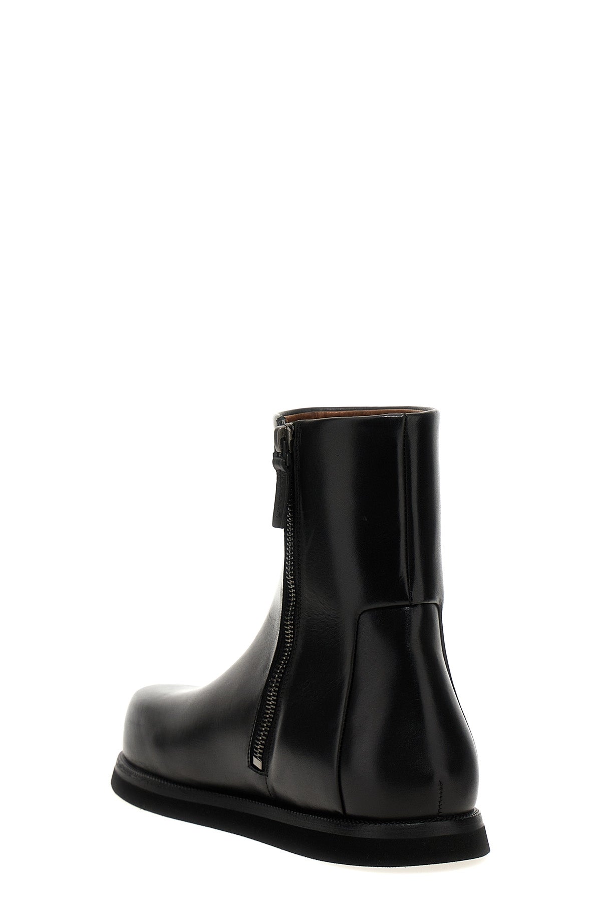 accom leather ankle boots