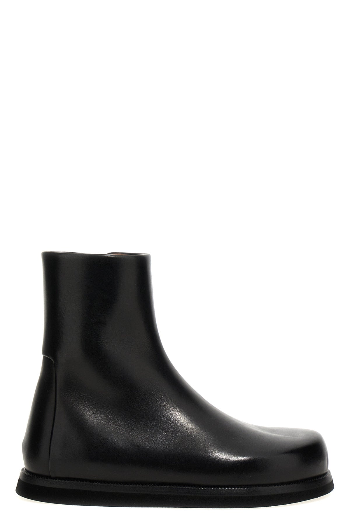 accom leather ankle boots