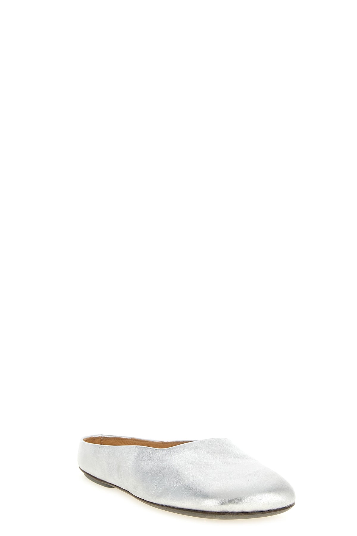 bama rag laminated leather mules