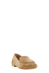 mandolo loafers in reverse leather