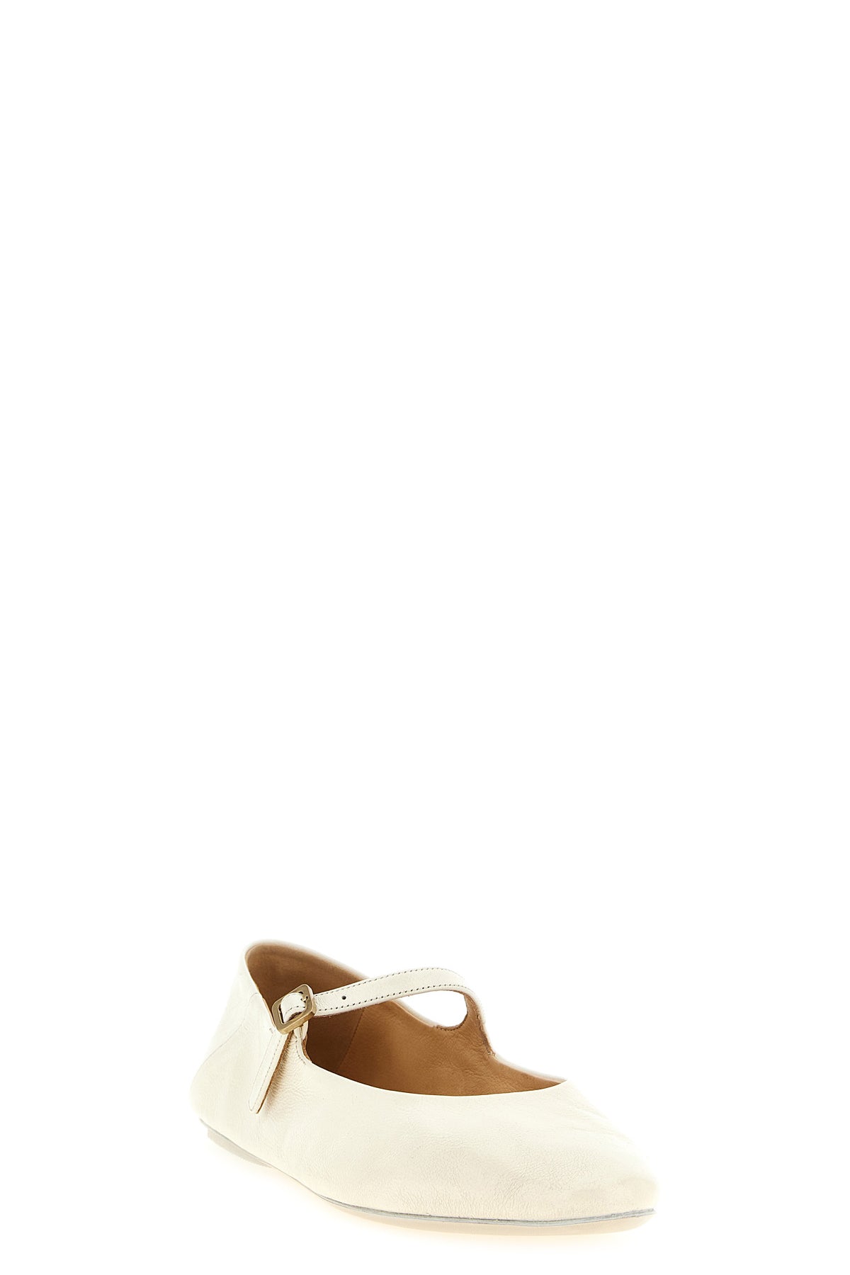 strascico ballet flats in shiny smooth leather