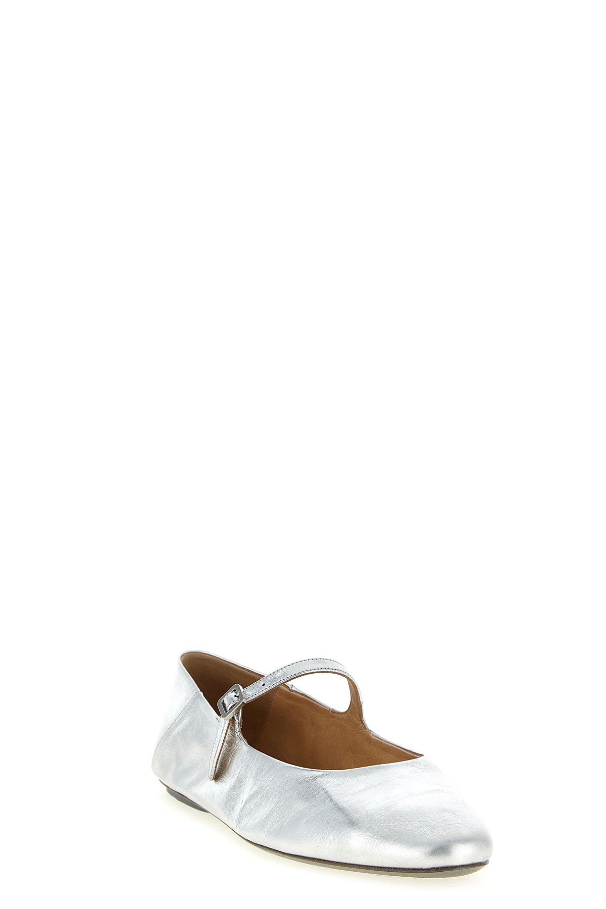 strascico ballet flats in rag laminated leather