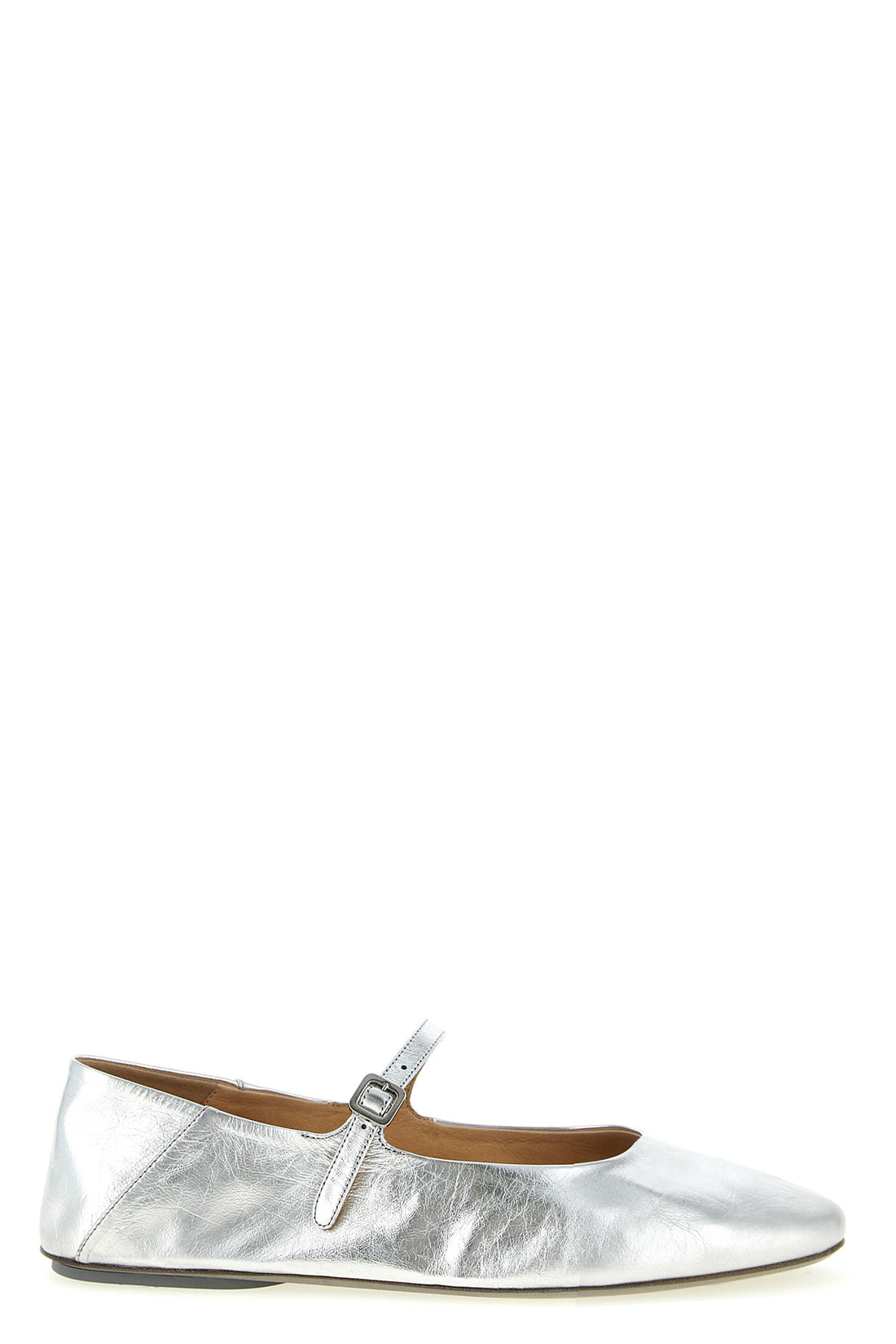 MARSÈLL 36 strascico ballet flats in rag laminated leather