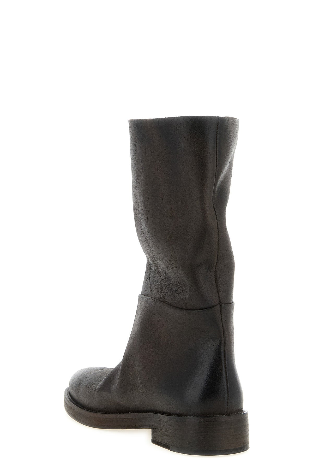 the tubetto marsèll boots define a deconstructed aesthetic through a fluid sil