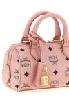 the mcm ella boston mini handbag reinterprets the classic top case silhouette