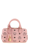 the mcm ella boston mini handbag reinterprets the classic top case silhouette