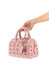 ella boston handbag in visetos monogram canvas