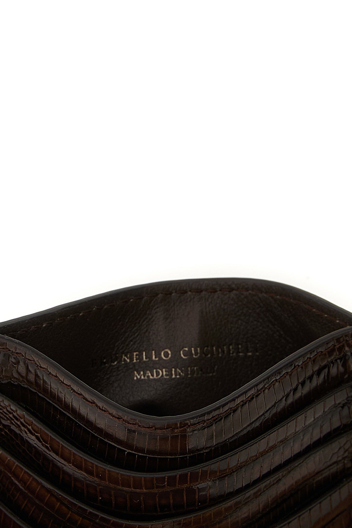 the brunello cucinelli cardholder redefines small leather goods through a rigoro