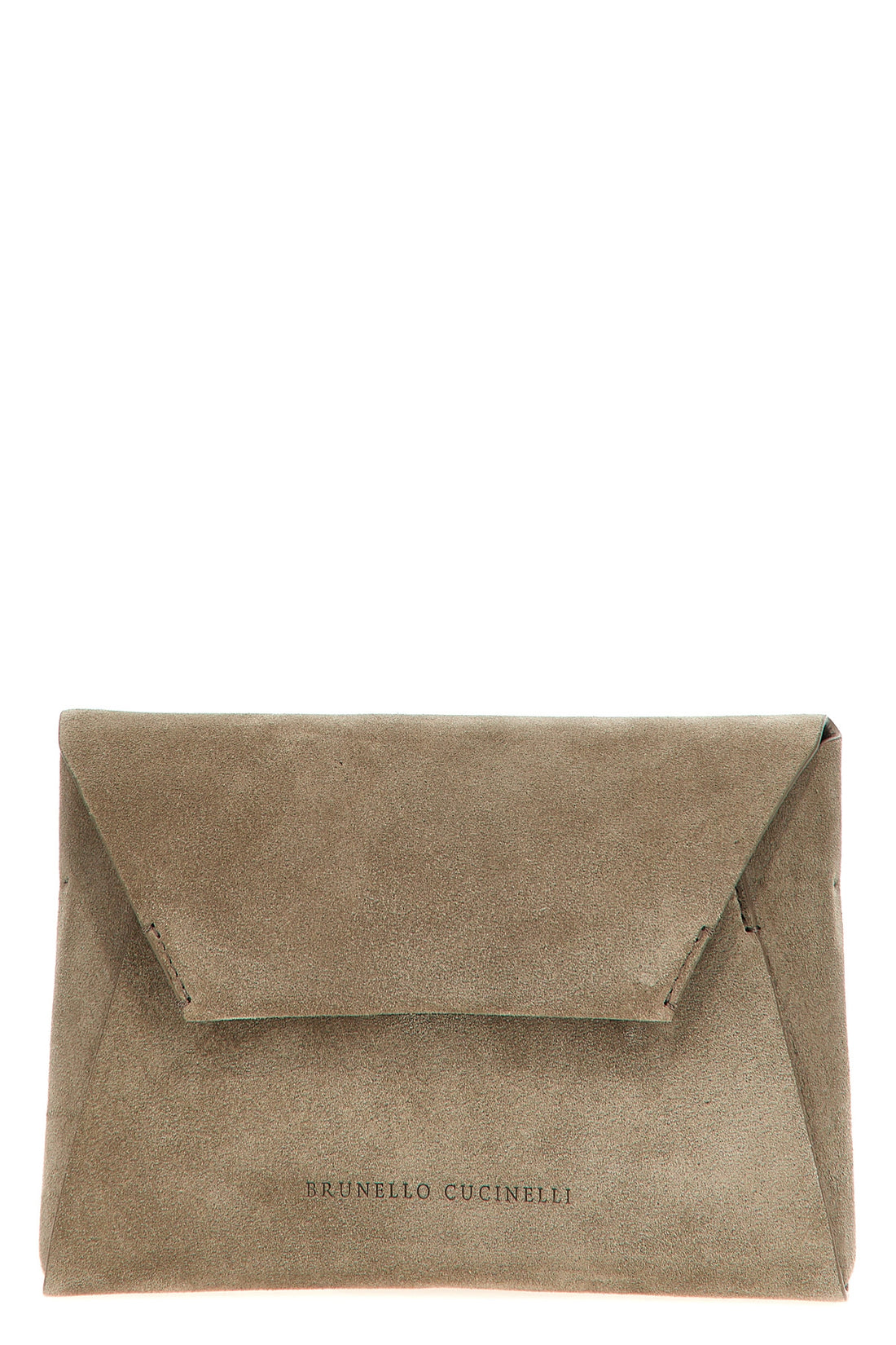 BRUNELLO CUCINELLI OS suede clutch bag