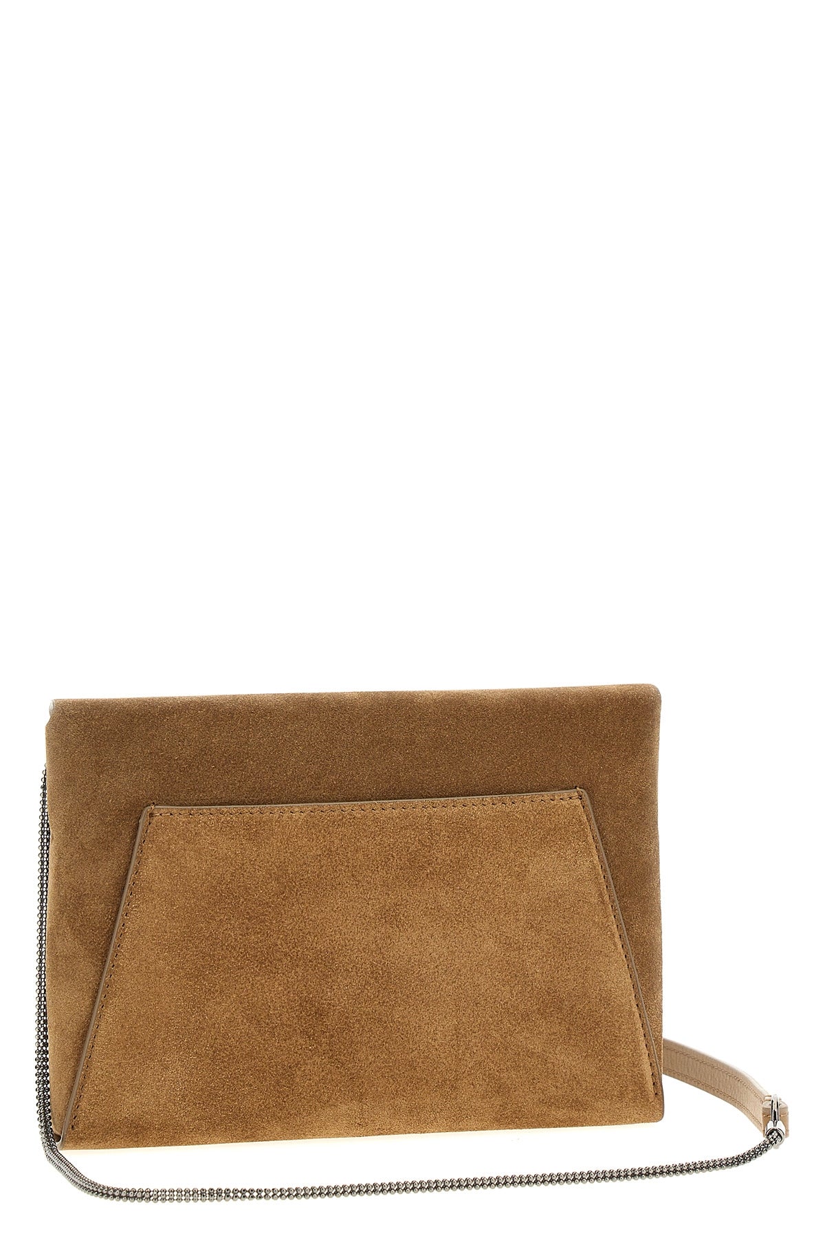 suede clutch bag