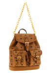 the mcm aren mini backpack redefines the codes of contemporary leather goods t