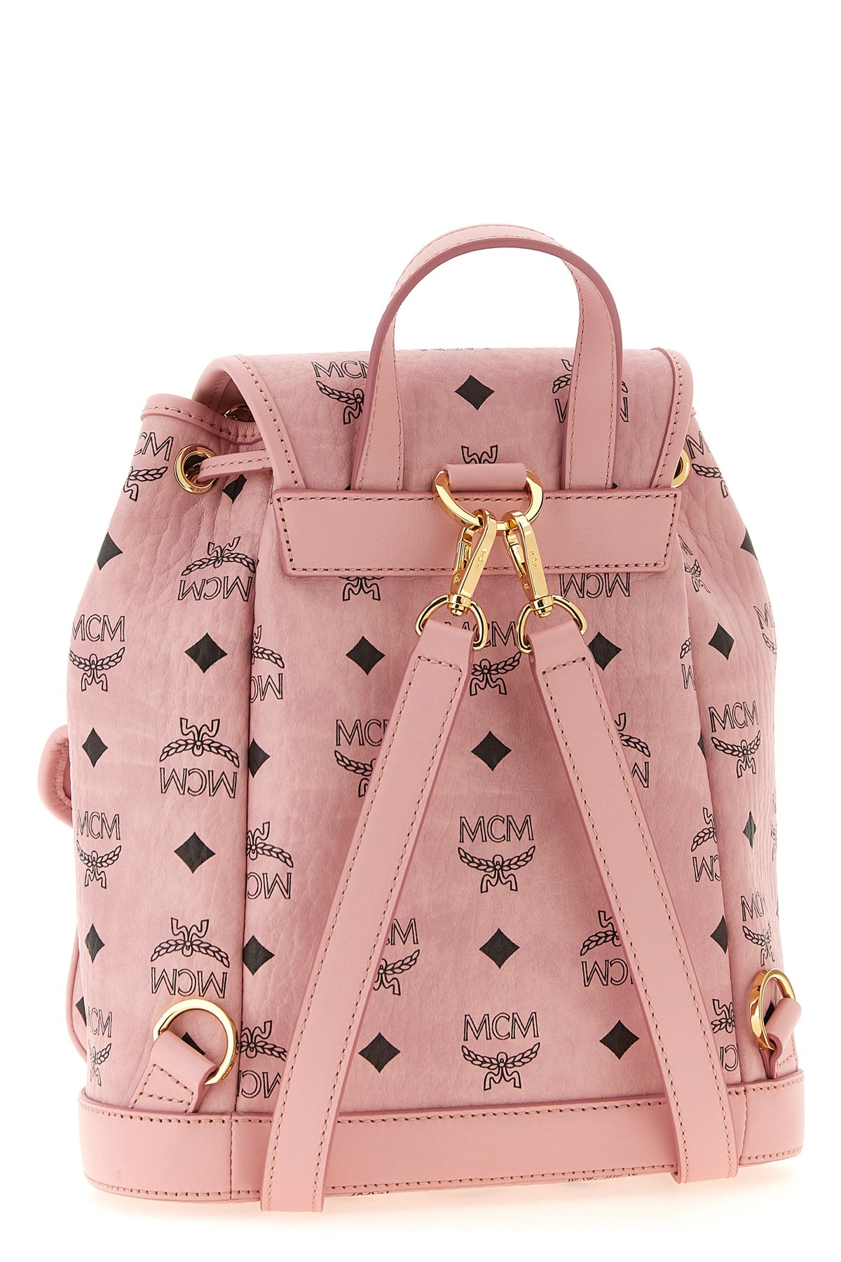 the mcm aren mini backpack redefines the codes of the daily accessory through