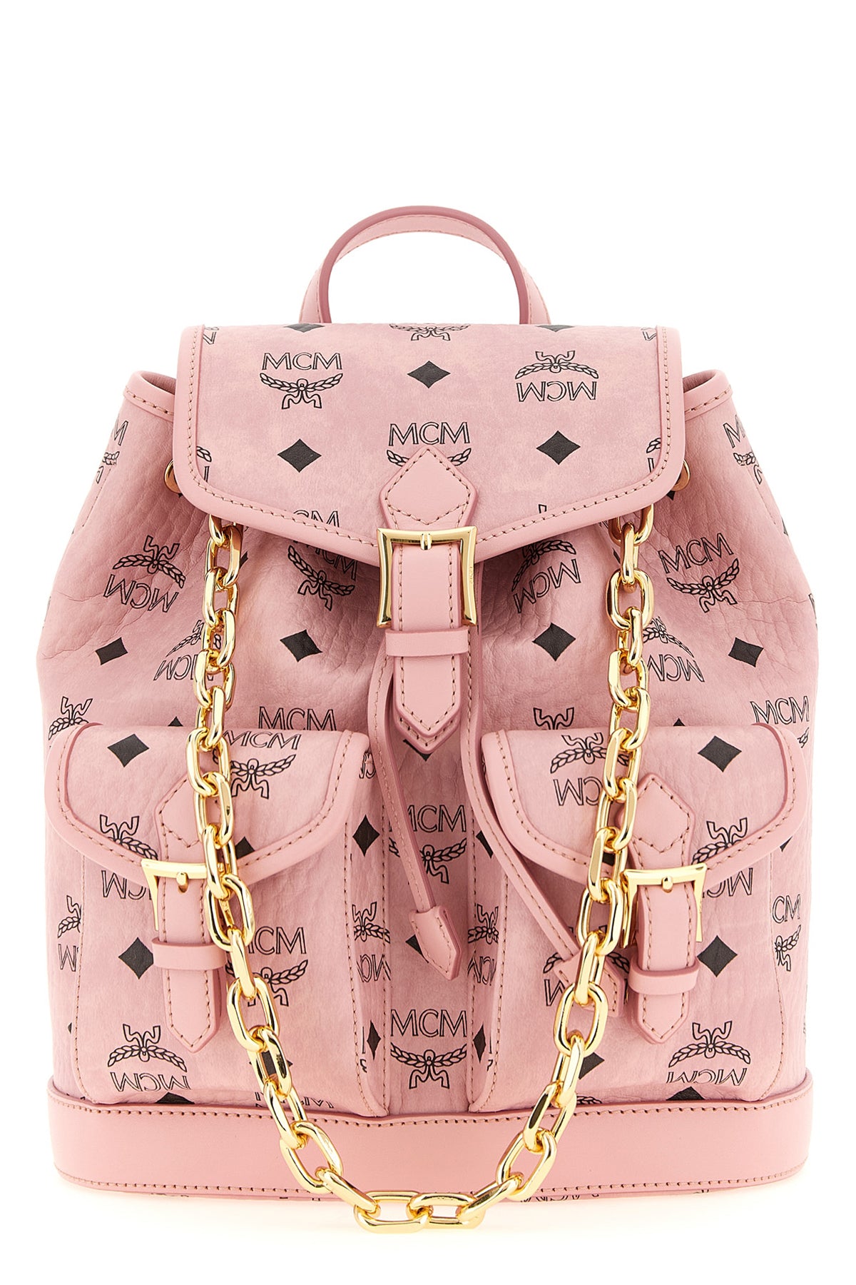 the mcm aren mini backpack redefines the codes of the daily accessory through