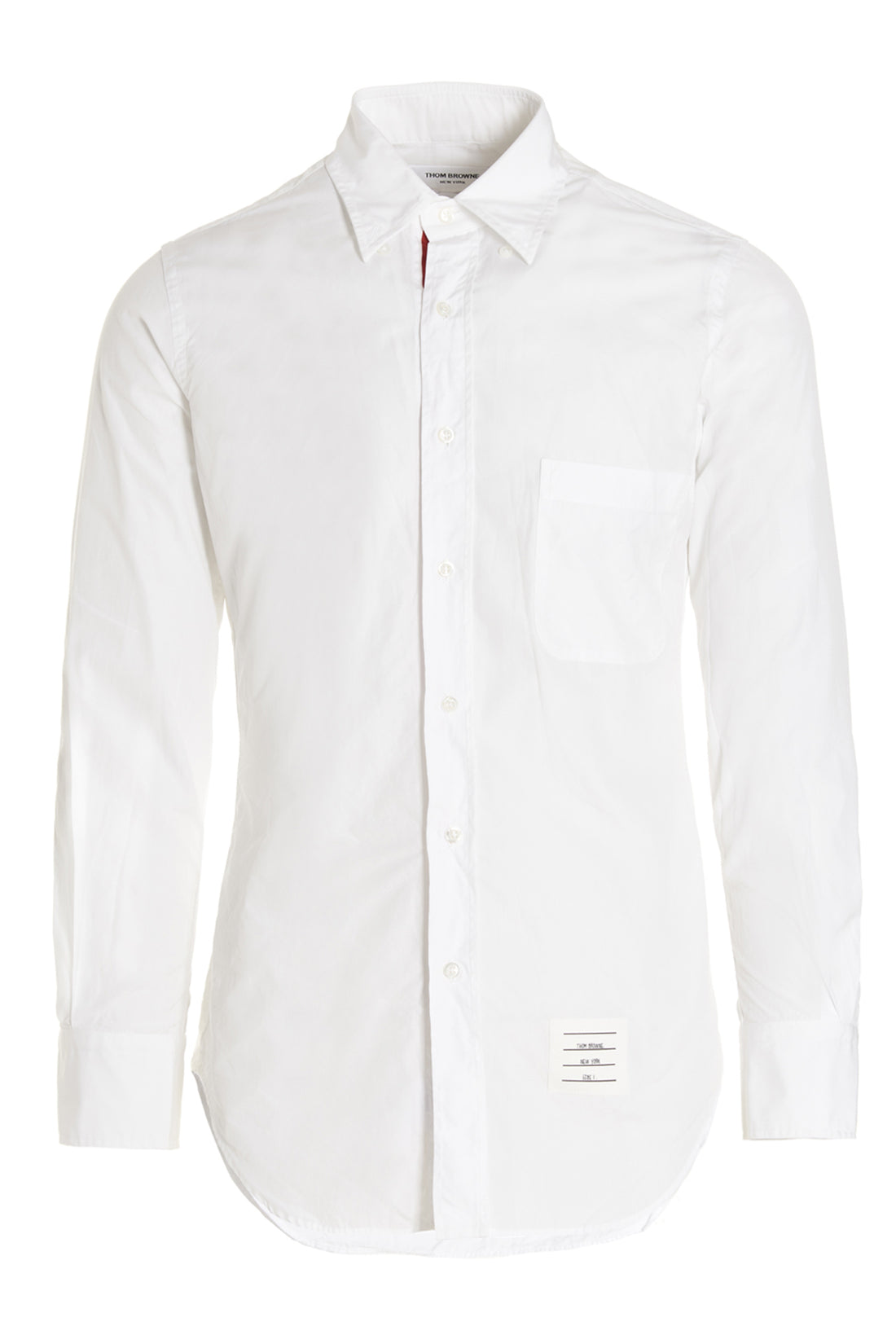THOM BROWNE 2 solid cotton poplin shirt