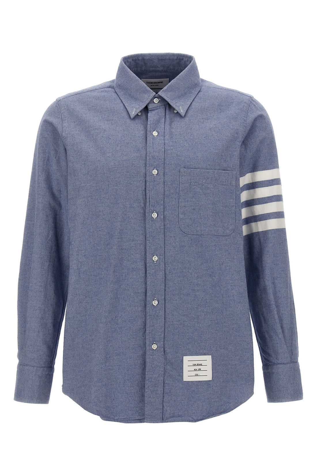 THOM BROWNE 5 cotton flannel shirt
