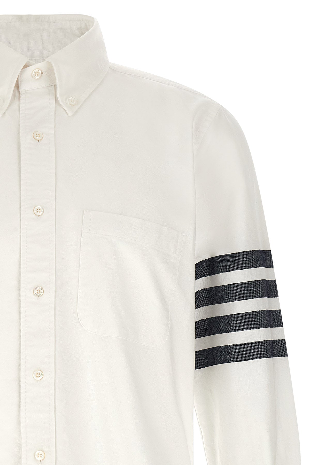 the thom browne shirt establishes a rigorous approach to contemporary tailoring