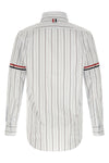 the thom browne wide-striped yarn-dyed poplin shirt