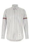 the thom browne wide-striped yarn-dyed poplin shirt