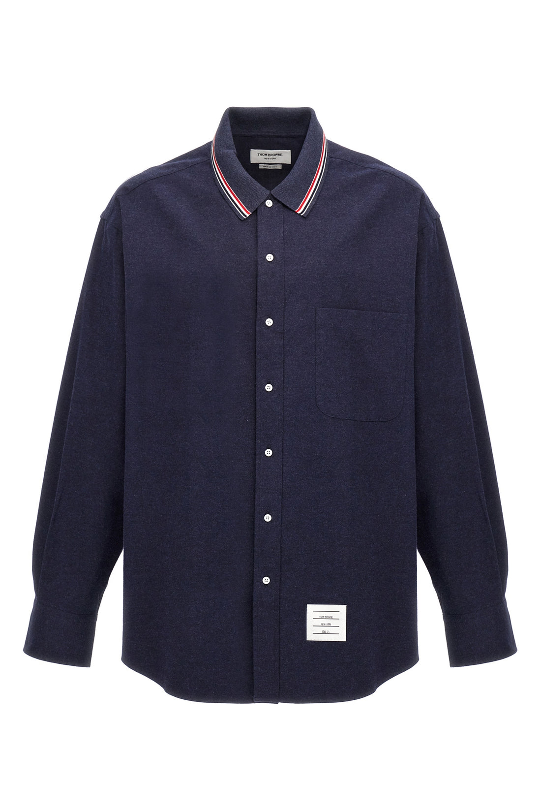 THOM BROWNE 2 cotton flannel shirt