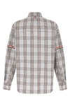 oversized rwb button-down plaid check cotton poplin shirt