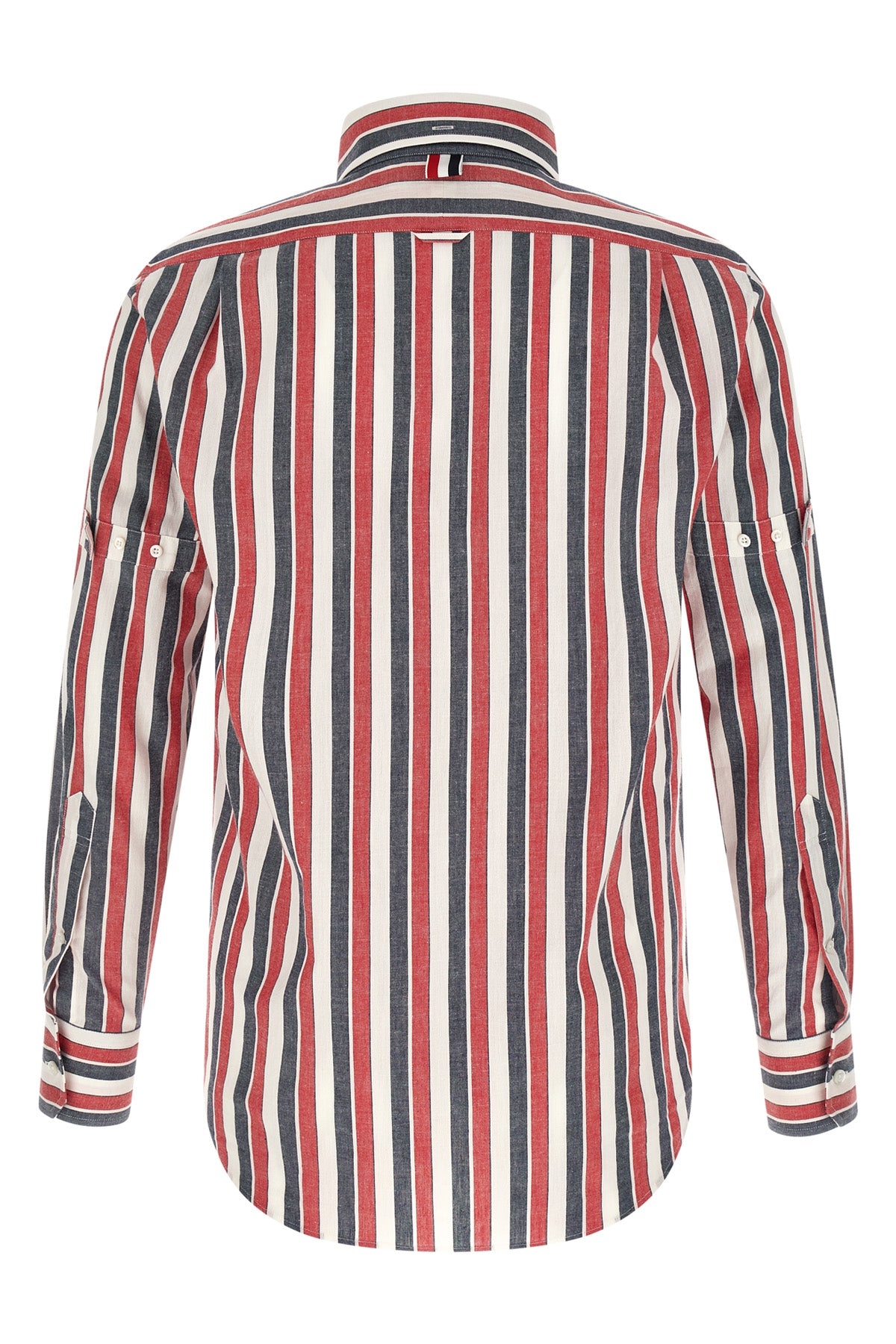 striped madras cotton shirt