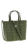toni mini shopping bag in visetos monogram canvas and tassel