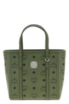 toni mini shopping bag in visetos monogram canvas and tassel
