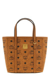 mcms toni small shopper bag features a structured silhouette defined by the m