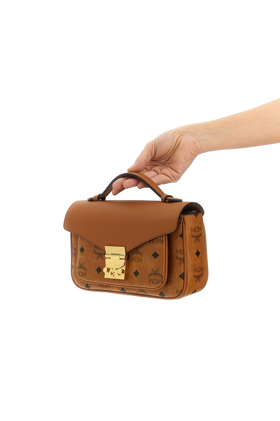 MCM OS tracy medium leather crossbody bag