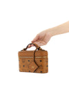 aren vanity case handbag in visetos monogram canvas