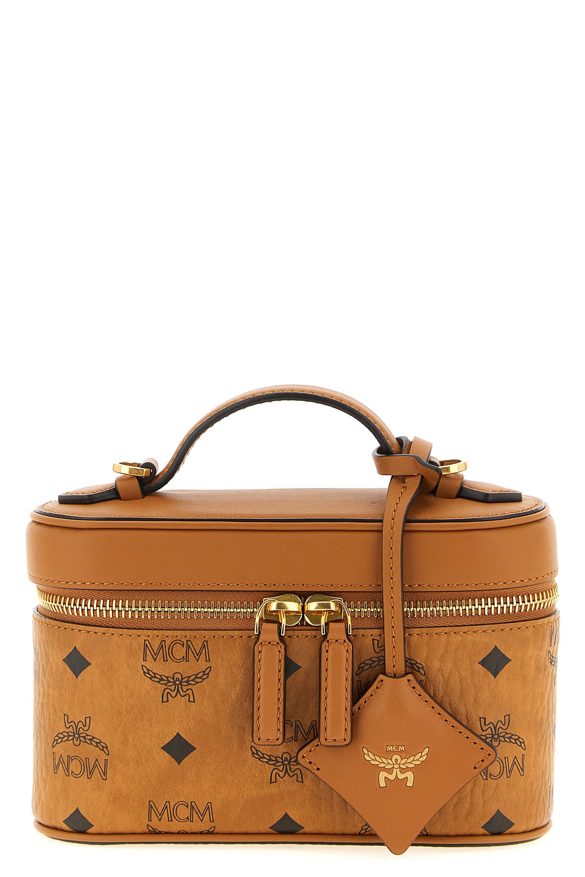 aren vanity case handbag in visetos monogram canvas