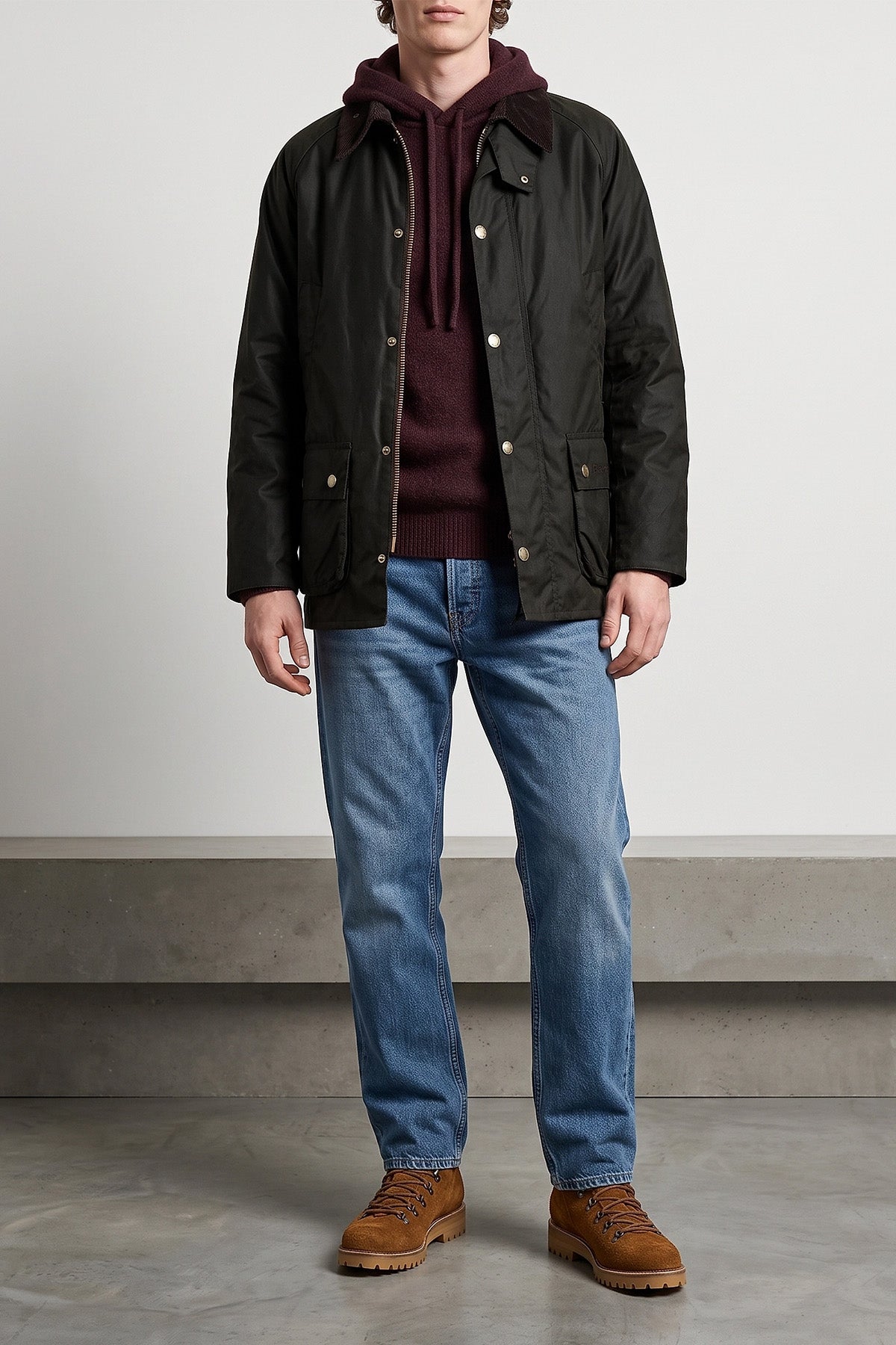 barbours iconic ashby waxed cotton jacket