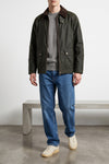 short bedale waxed cotton jacket