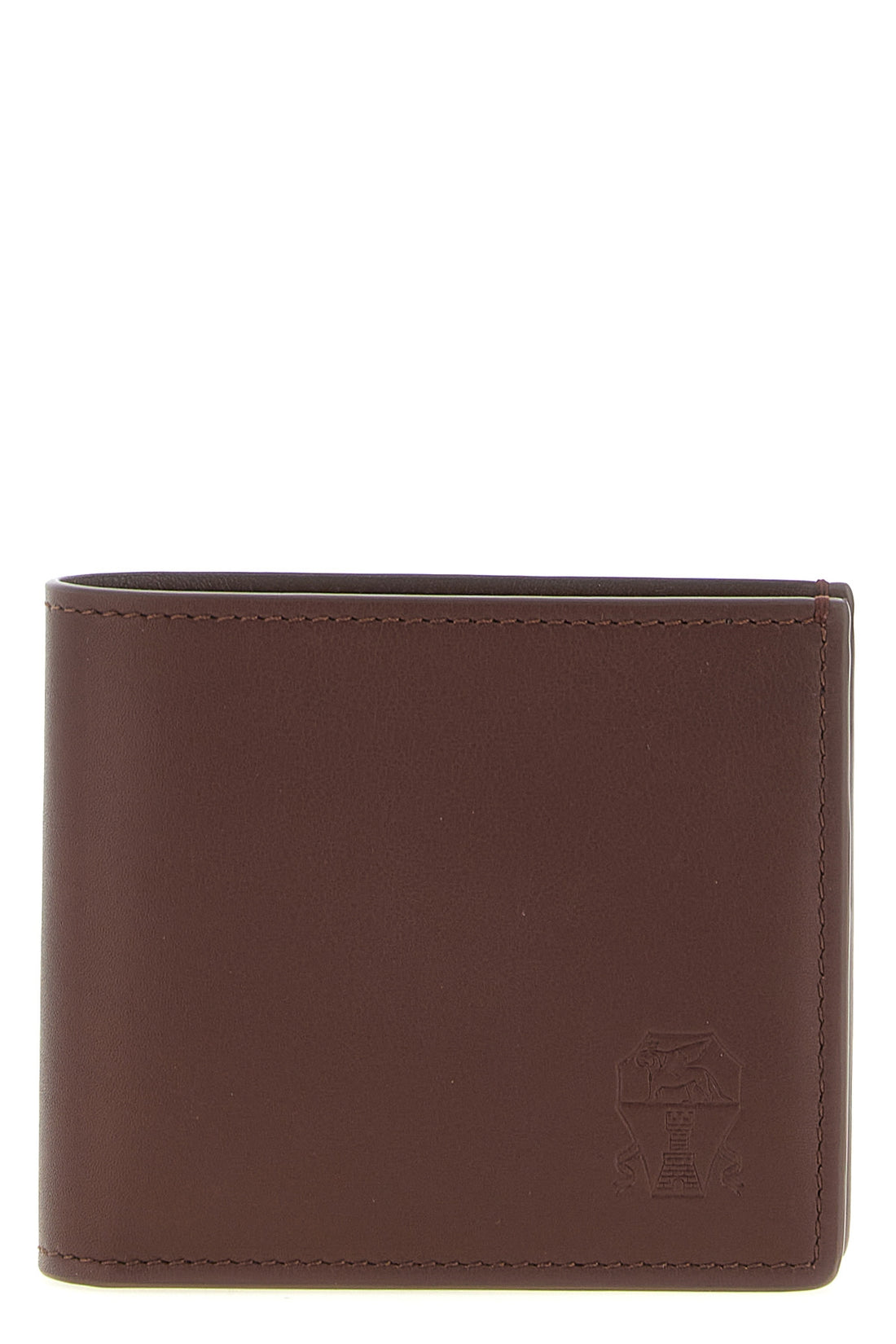 BRUNELLO CUCINELLI OS smooth leather wallet