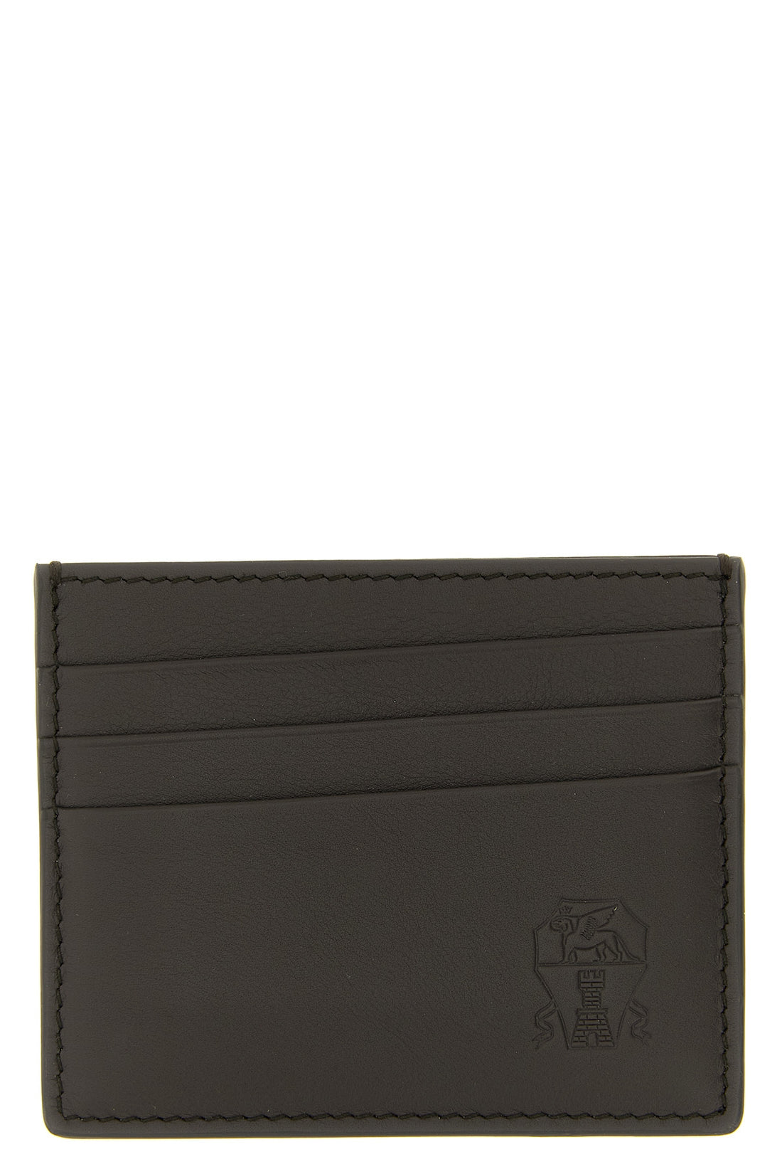 BRUNELLO CUCINELLI OS leather card holder