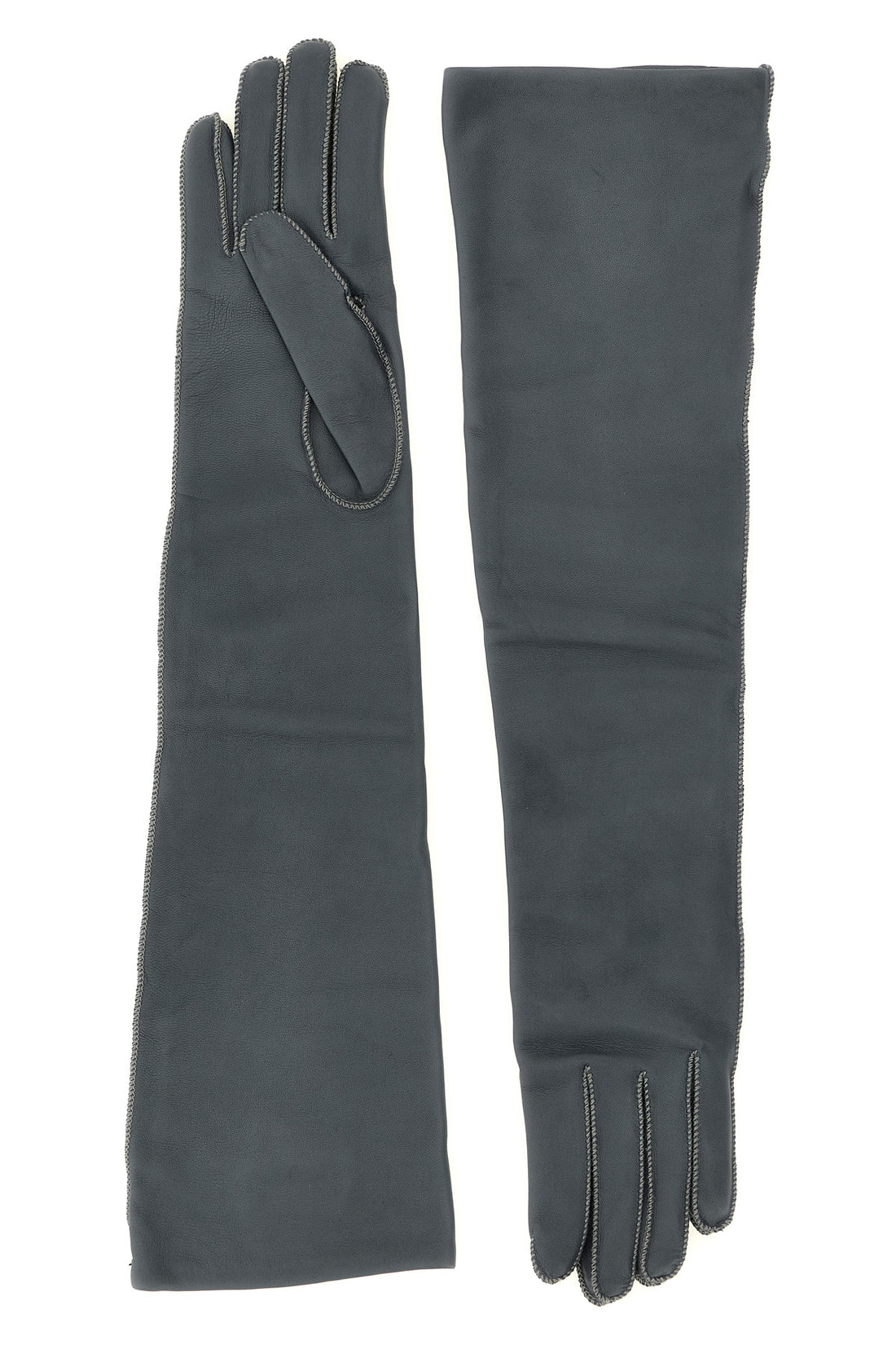 AGNONA M agnona long gloves in fine calf leather redefine the elegance of winter accessor