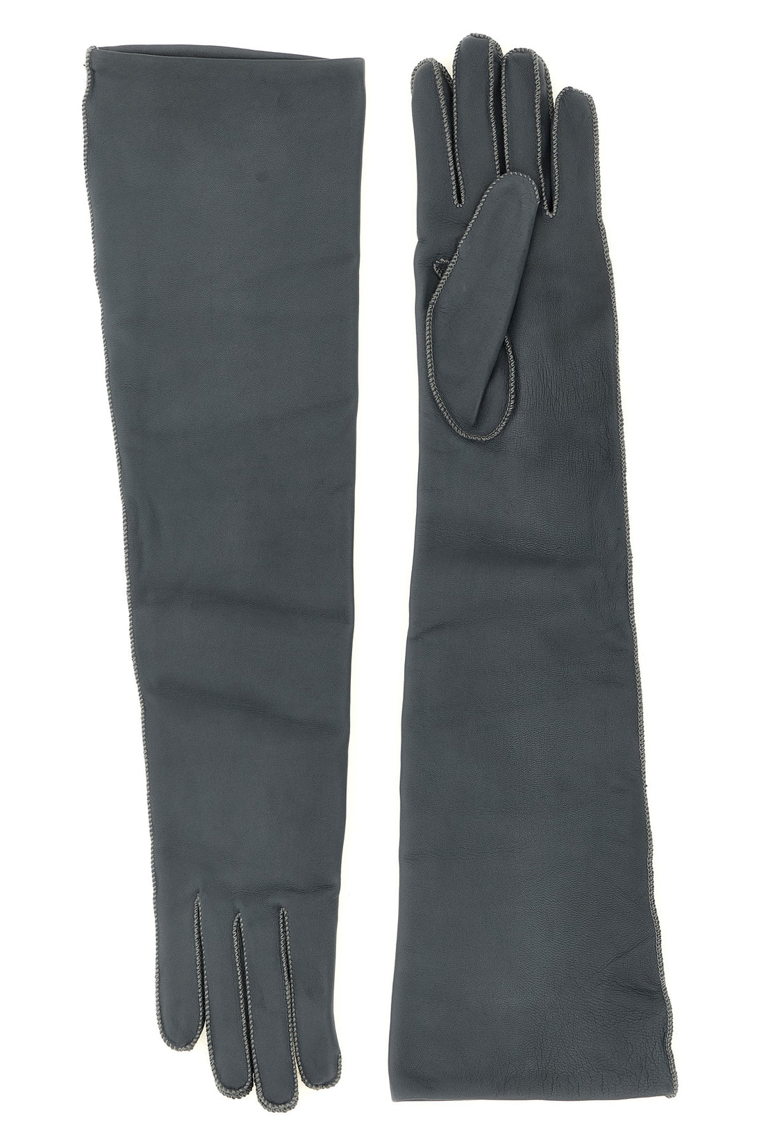 AGNONA M agnona long gloves in fine calf leather redefine the elegance of winter accessor